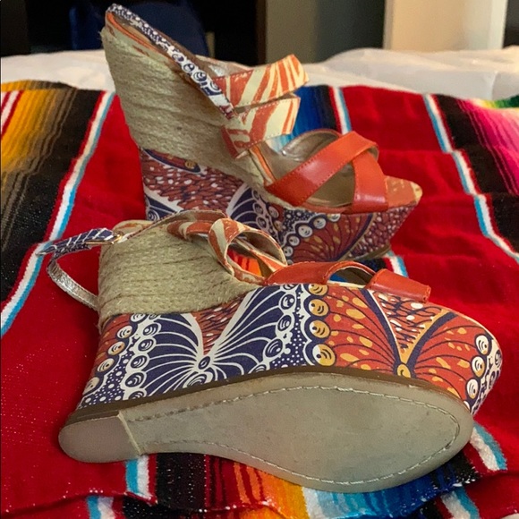 London Rebel Cayenne Wedge - Picture 3 of 3